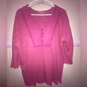 Liz Claiborne pink top